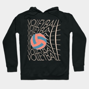 Funny Volleyball Design Hoodie